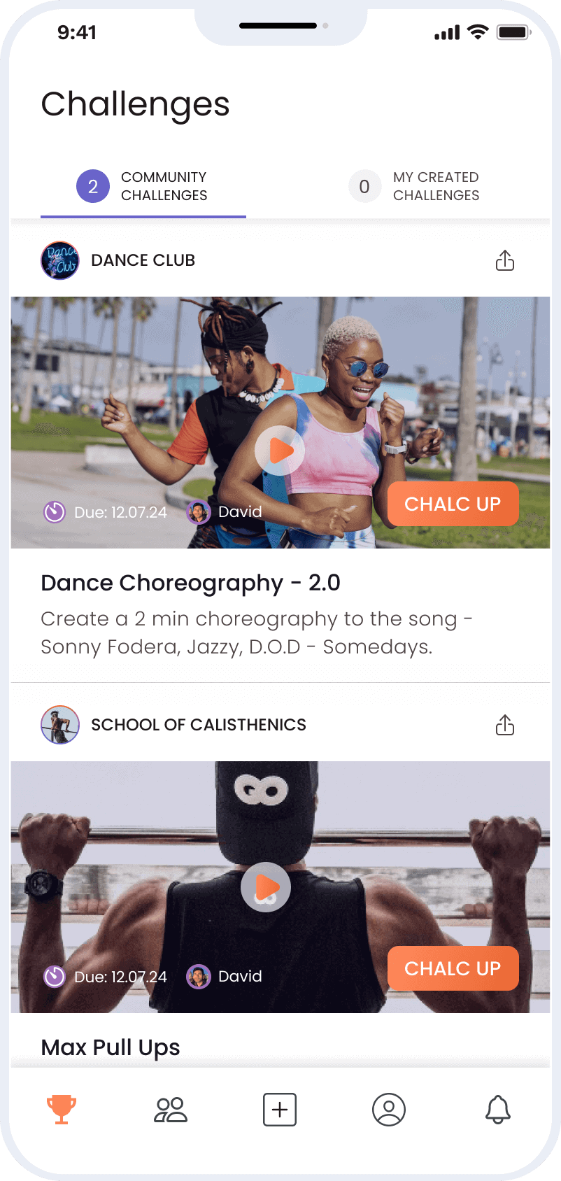 Chalc. Phone Screen Create a Challenge